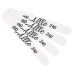 AlleLac Allle Nail File 180/240 CU-12 Пила за нокти права бяла 